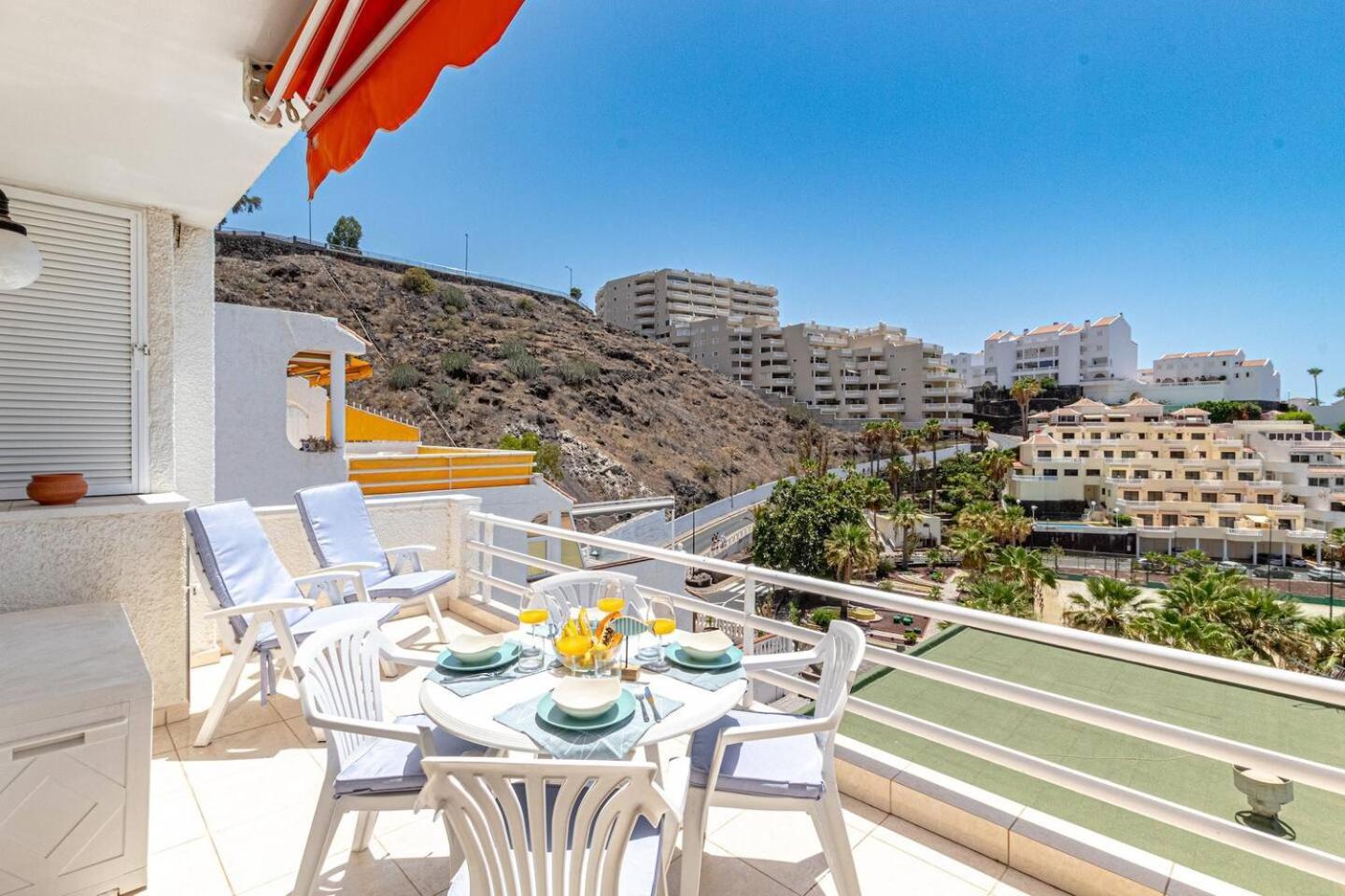 Sunny Oceanview Terrace By Dream Homes Tenerife Acantilado de los Gigantes Bagian luar foto