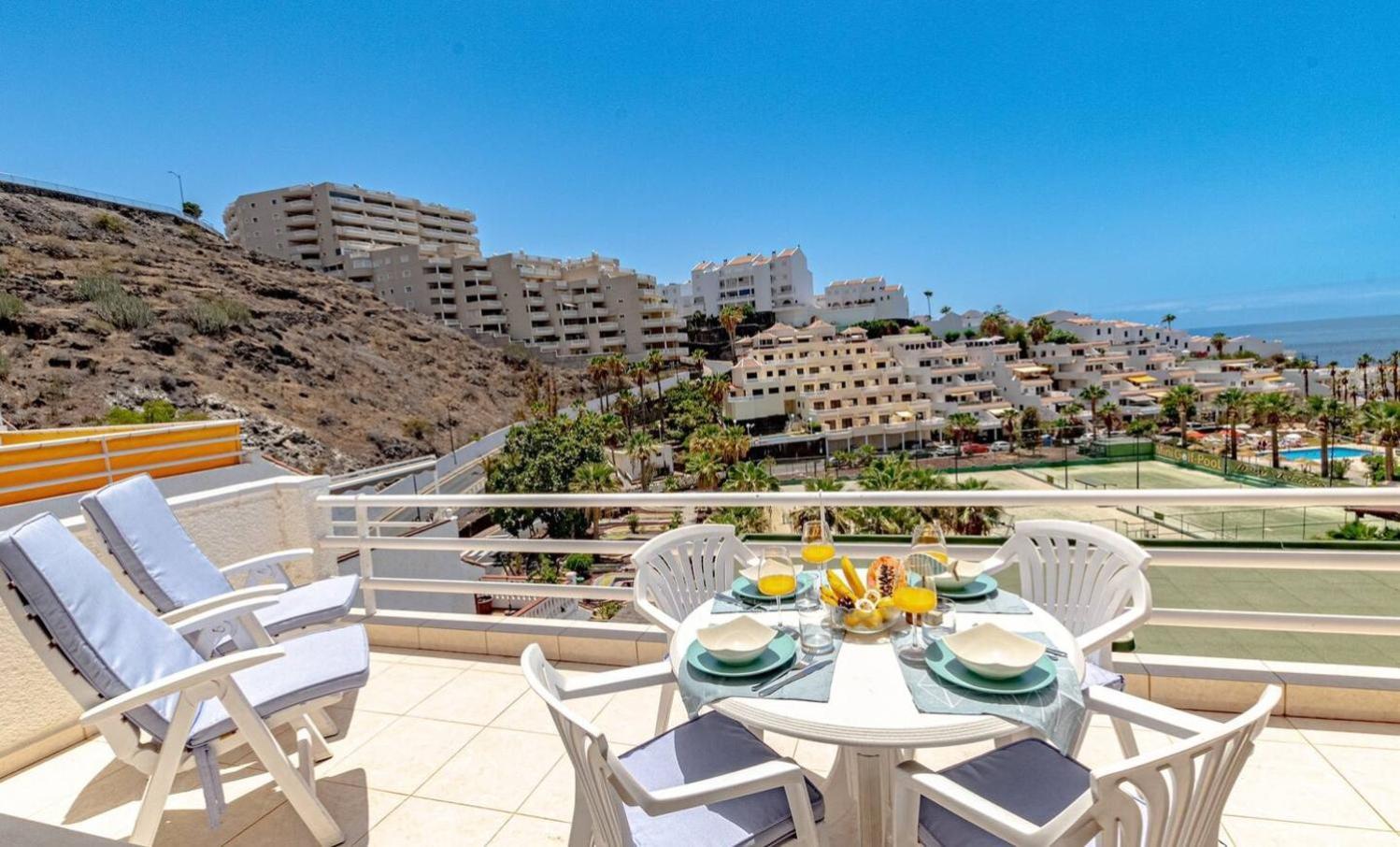 Sunny Oceanview Terrace By Dream Homes Tenerife Acantilado de los Gigantes Bagian luar foto