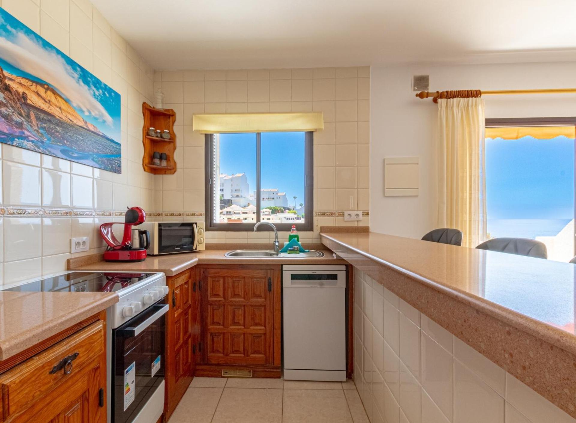 Sunny Oceanview Terrace By Dream Homes Tenerife Acantilado de los Gigantes Bagian luar foto