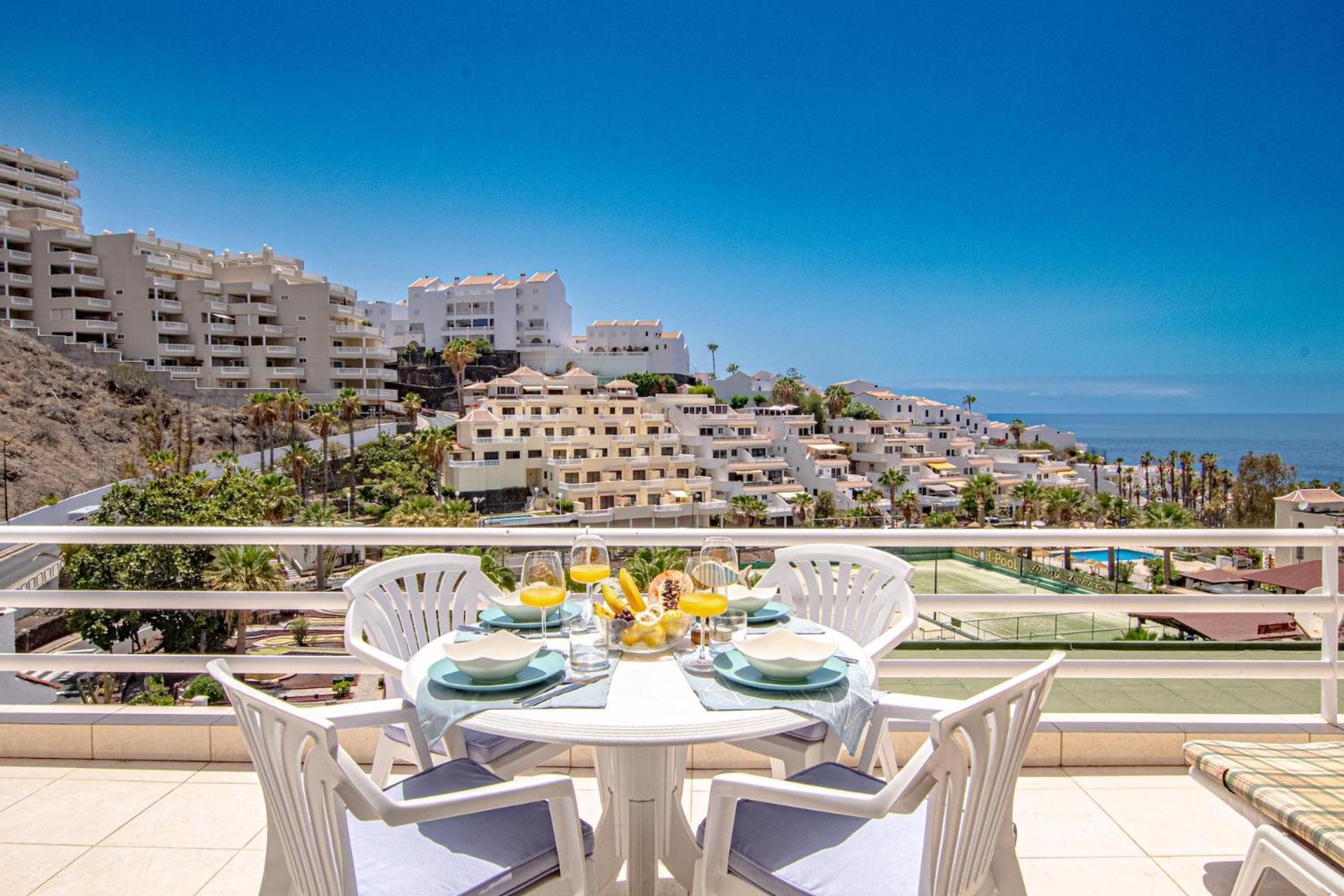 Sunny Oceanview Terrace By Dream Homes Tenerife Acantilado de los Gigantes Bagian luar foto